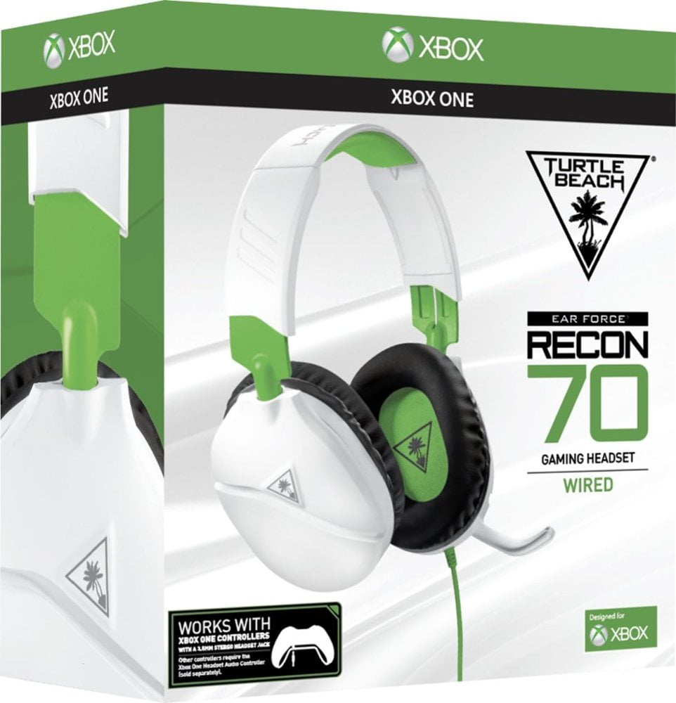 Bisschop Controversieel Inwoner Turtle Beach Recon 70 Xbox Gaming Headset for Xbox Series X, Xbox Series S,  Xbox One, PS5, PS4, PlayStation, Nintendo Switch, Mobile, & PC with 3.5mm -  Flip-to-Mute Mic, 40mm Speakers -