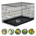 thumbnail image 5 of Alden Design 30" Bird Cage with Slide-Out Tray and Wood Perches, Black, 5 of 7