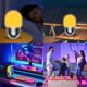 thumbnail image 2 of Camping Lanterns Rechargeable Portable Tumbler LED Tent Lights Small Roly-poly Atmosphere Light Camping Kits, Funny Ambient lighting for Campsite, Power Outages, Hurricane Emergency, 2 of 5