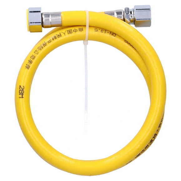 Gas Hose, Dryer Gas Hose Liquefied Gas Supplies 3.3ft For Kitchen For Home For Gas Pipe Gas Coal, Gas Liquefaction For Gas Pipe Water Heater Gas Stove 1m Female Port+Port