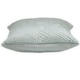 thumbnail image 5 of Parkland Collection Gaia Transitional Quilted Gray Throw Pillow, 5 of 6