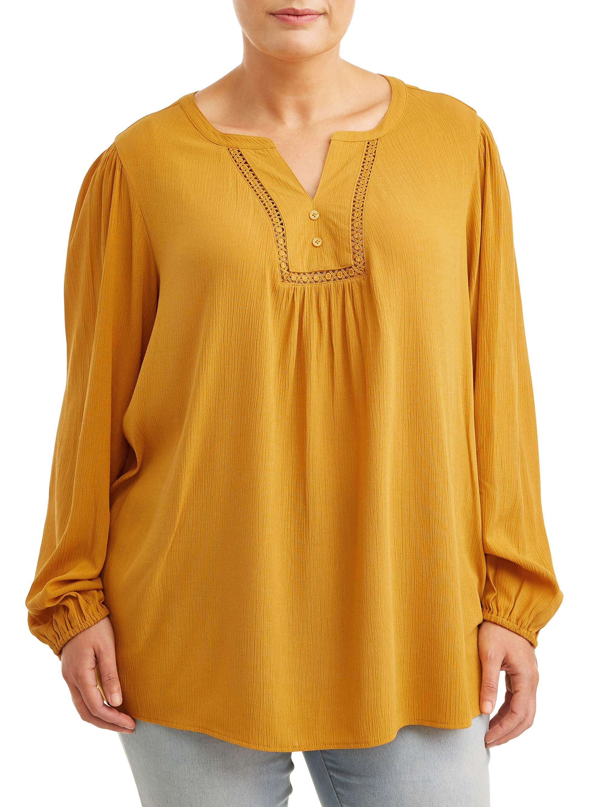 terra & sky peasant top