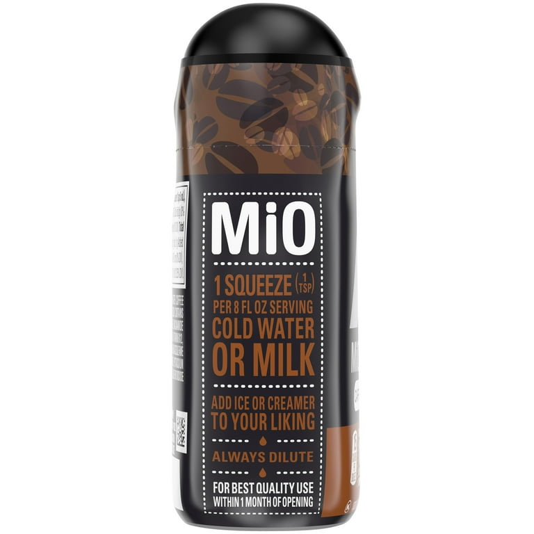 コーヒー MIO MiO Energy Iced Mocha Java Sugar Free Water Enhancer, 1.62