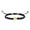 Black F, variant on Bracelets 2 Crafted 1 Gold Plated 26 Initial Woven Bracelet with Heart Charm for Men Women Girls , 30-40 cm, Black F