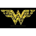 thumbnail image 2 of Junior's Wonder Woman Silhouette Logo  Sweatshirt Black Large, 2 of 3