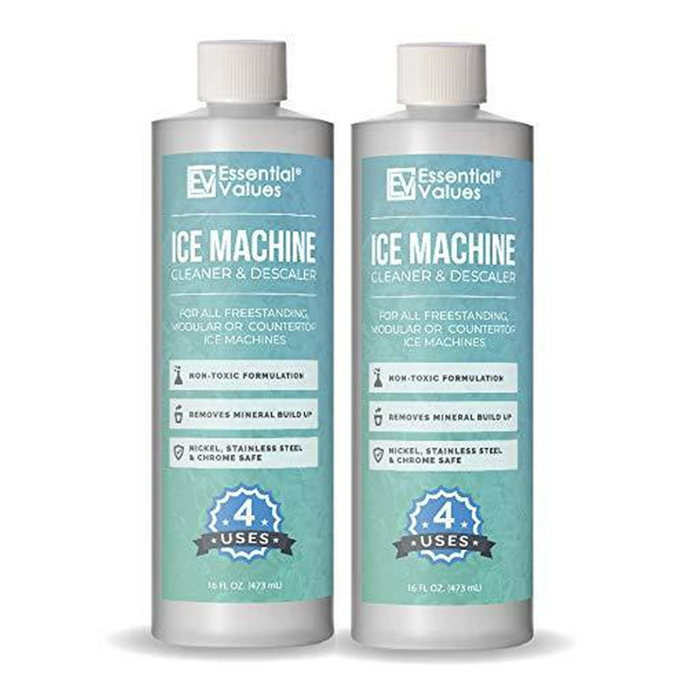 2Pack Essential Values Ice Machine Cleaner 16 fl oz, Nickel Safe