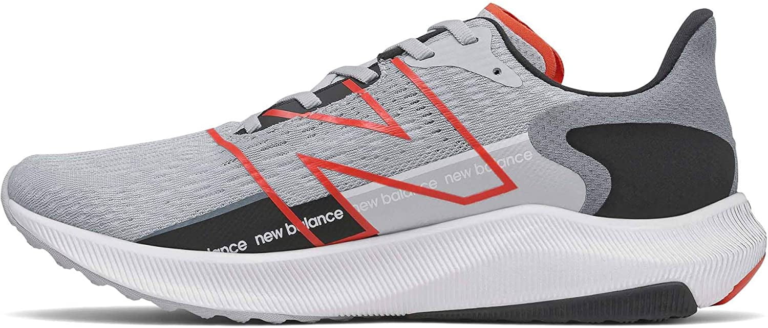 New Balance Men's FuelCell Propel V2 Running Shoes, Size 8, Grey/Red