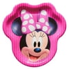 Minnie Mouse-Shaped Paper Dinner Plates, 8ct