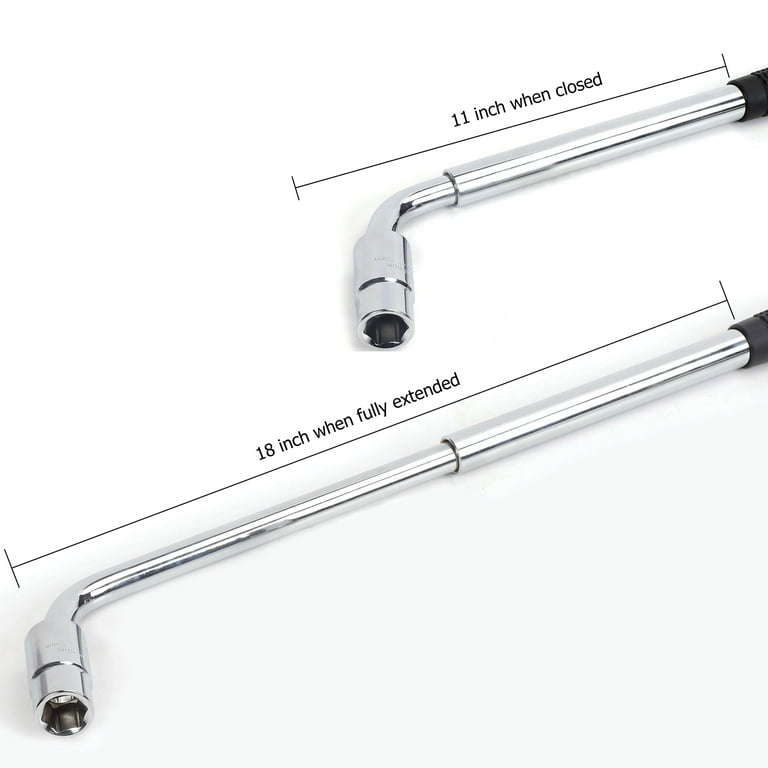 HyperTough 15 inch to 22 inch Extendable Lug Wrench Model 6224