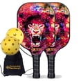 thumbnail image 1 of Pickleball Factory PB0002-4-G Best Pickleball Set - Pickleballtournament Paddle, Glassfiber Graphite, 1 of 1