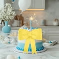 thumbnail image 4 of NOGIS 2 Pcs Yellow Bow Cake Toppers for Girls Birthday Oversized Bow Cake Topper Decoration EVA Yellow Bows Party Decorations Suitable for Birthday Wedding Party, 4 of 7