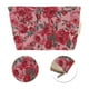 thumbnail image 4 of Unique Bargains 1 Pc Bolsa de Maquillaje Vintage Rosa Poliéster Rojo Mediana, 4 of 5