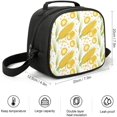 Fresh Ripe Corn Cobs Pattern Lunch Bag Insulated Lunch Box Waterproof