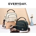 thumbnail image 4 of Bousalutend Crossbody Bag,Classic Multifunctional Compartments Adjustable Wide Shoulder Strap Leather Crossbody Bag, 4 of 7