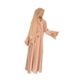 thumbnail image 4 of de poliéster para mujer,Túnica musulmana para mujer con hiyab de poliéster,Vestimenta tradicional de Oriente Medio,Vestido Abaya para mujer,largo y transpirable,para rezar,Vestido de, 4 of 7