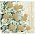 thumbnail image 6 of CuiLiyq 20 PCS Christmas Tree Decoration Ball Set, 2.36 Inch Velvet Christmas Ball, Plastic Xmas Decorative Hanging Ornaments for Indoor Outdoor Home Holiday Wedding Party Decoration (Khaki), 6 of 7
