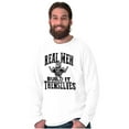 thumbnail image 3 of Real Men Build Auto Mechanic Life Men's Long Sleeve Tee T Shirt Brisco Brands X, 3 of 6