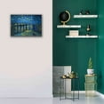 thumbnail image 6 of Epic Graffiti 'Starry Night Over the Rhone' by Vincent VanGogh, Canvas Wall Art, 26"x18", 6 of 8