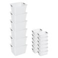 thumbnail image 1 of Sterilite Deep Ultra Storage Bin Organizer Basket (6 Pack) & Small (12 Pack), 1 of 12