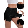 thumbnail image 3 of DARING DIVA Women's Ice Silk Smooth Slip Shorts for Lounge and Pettipants S Black, 3 of 6