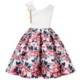 thumbnail image 2 of gdxvjhbj Robe pour Tout-Petites Filles Robe Tutu pour Bébés Filles Sans Manches Tout-Petit Nourrisson Tutu en Tulle à Étages en Dentelle Mini Robes 5T 6T (Rouge,5-6 Ans), 2 of 7