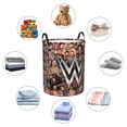 thumbnail image 6 of Large Laundry Basket with Handle, WWE Collapsible Laundry Hamper, Dirty Clothes Storage Basket for Living Room, Bathroom, Bedroom, College Dorm, 6 of 7