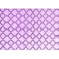 thumbnail image 1 of Ahgly Company Indoor Rectangle Trellis Purple Contemporary Area Rugs, 2' x 4', 1 of 4