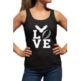 thumbnail image 1 of Womens Love Football Philadelphia Racerback Tank Top T-Shirt, 1 of 1