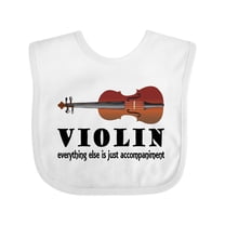 Inktastic Violin Humor Music Boys or Girls Baby Bib