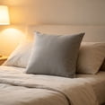thumbnail image 5 of Solid Color Waterproof Outdoor Pillow Cover Fade Resistant Polyester Cushion Case with Hidden Zipper for Patio Garden Sofa Balcony, 5 of 5