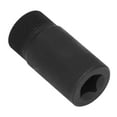 thumbnail image 2 of Dado estriado Sailing Negro con accionamiento de 1/2 pulg 58 dientes herramienta de repuesto, 2 of 10