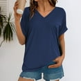 thumbnail image 2 of Endives Women's Short Sleeve T-shirt Casual Stylish Top T Shirts Summer, 2 of 4