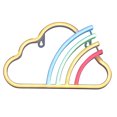 thumbnail image 3 of LED Cloud Neon Light Wall Sign Cloud Rainbow Neon Lamp Cloud Neon Sign, 3 of 8