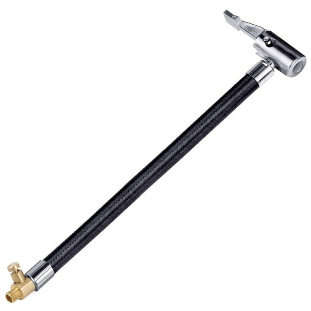 eccomum Bike Motorcycle Car Tire Air Inflator Hose Inflatable Tube Hose Tire Valve Connect Connection Air Chuck Inflator Compressor Pump Extension Hose Adapter