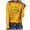 Yellow, variant on Trendfront Womens Faith Slogan Graphic T Shirts Crewneck Long Sleeve Religious Print Casual Fall Tee Tops for Women