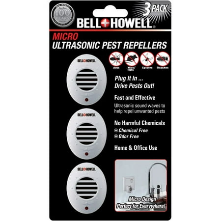 Bell & Howell 3-Pack Mini Pest Repellers