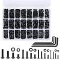 thumbnail image 3 of Kit de Hardware profesional Riwesomey 1225 piezas caja de tornillos pernos arandelas llave inglesa portátil, 3 of 6