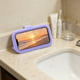 thumbnail image 4 of Rotatable Shower Phone Holder Wall Mounted Bathroom Caddy With Secure Grip For Hands Viewing, 4 of 5