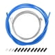 thumbnail image 5 of Juego de fundas para cables de cambio de freno delantero y trasero de bicicleta para bicicleta de montaña y carretera Azul de palanca, 5 of 9