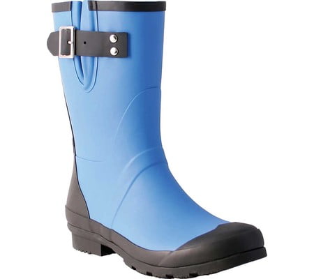 womens zip up rain boots