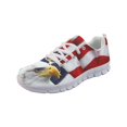 thumbnail image 4 of Chririnla 4th of July Women Mesh Sneakers Featuring American Flag Eagle, Breathable Lace up Athletic Trainers for Running Walking Training, 4 of 11