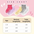 thumbnail image 7 of GENTABY Toddler Girls Ruffle Socks, Non-Slip Gripper Design for 1-7 Years, 12 Pairs, 7 of 7