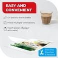 thumbnail image 6 of 10mil Self-Adhesive Cold Laminating Sheets (120 Variety Count) Letter, Photo, Card, Notecard, I.D. Badge and Business Card Sizes. No Heat, No Machine needed, Easy Self-Sealing Pouches, 6 of 6