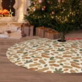 thumbnail image 6 of Rateoe Set With Peanut Print Christmas Tree Skirt 30" for Xmas Holiday New Year Party Circle Tree Mat Ornaments Decoration, 6 of 7