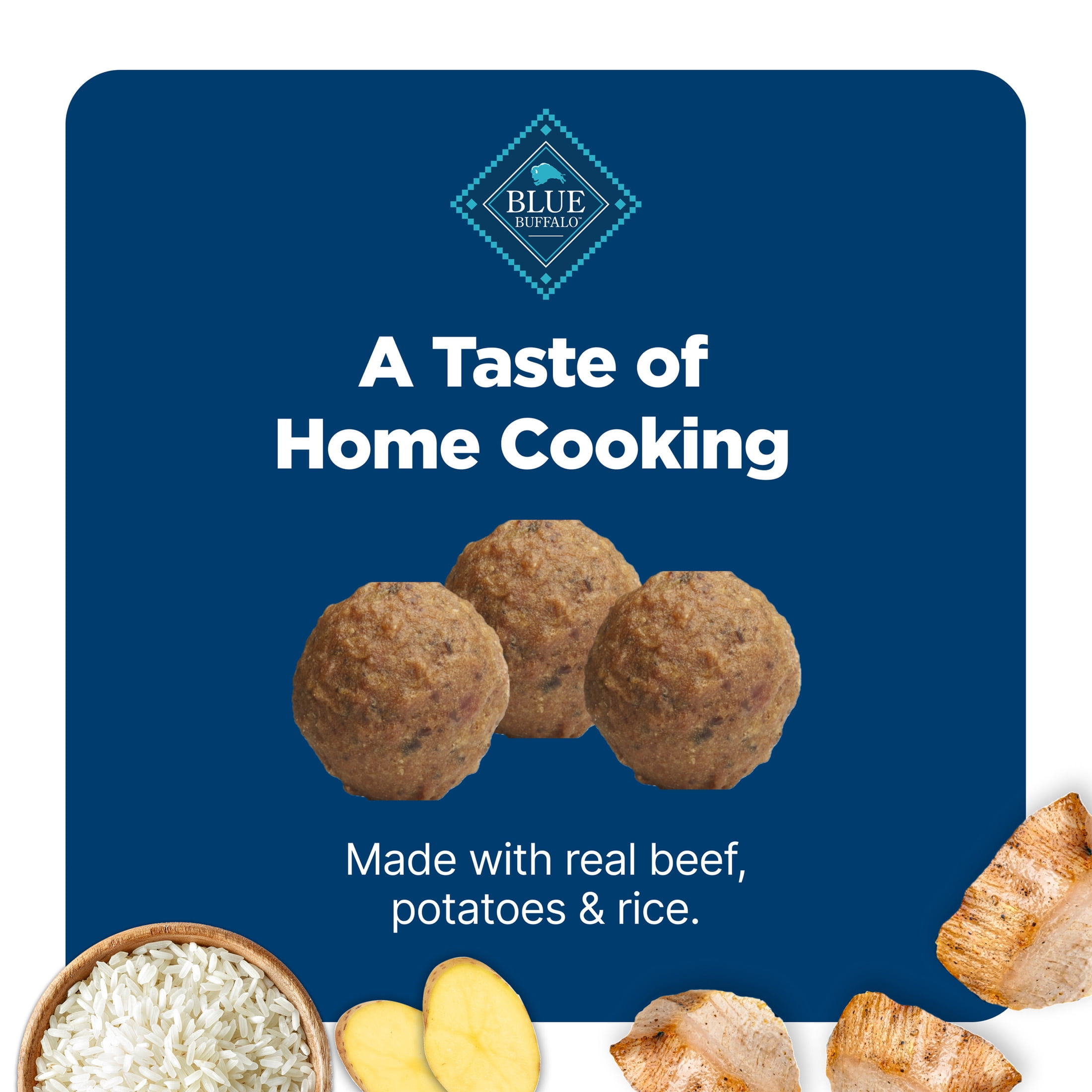 Blue Buffalo Nudges Homestyle Natural Dog Treats Made with Real Beef, 16-oz. Bag