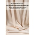 thumbnail image 3 of HEARTNICE Women's Silk Full-length Robe, Soft Satin Lightweight Bathrobe,(Champagne,2XL), 3 of 6