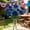 Blue, variant on Independence Day Simulated Plastic Bouquet, Desktop Staircase Window Decoration, Wedding Decoration Party Favors