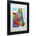 thumbnail image 2 of Trademark Fine Art "Aussie Sheep Dog" Canvas Art by Dean Russo, White Matte, Black Frame, 2 of 4