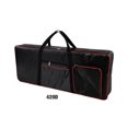 thumbnail image 2 of Piano Case Electronic Organ Bag Musical Instrument Cover Waterproof Handbag Oxford Cloth Sleeve Backpack Large Capacity 420D red edge black, 2 of 9