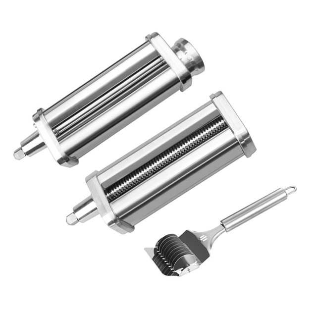 Pâtes en Acier Inoxydable 304 pour KitchenAid, Remplacement de Rouleau de Pâtes pour Batteur sur Socle KitchenAid